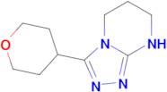 3-(Oxan-4-yl)-5H,6H,7H,8H-[1,2,4]triazolo-[4,3-a]pyrimidine