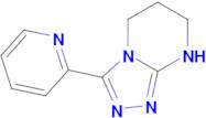 2-5H,6H,7H,8H-[1,2,4]Triazolo[4,3-a]pyrimidin-3-ylpyridine