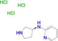 N-[(3S)-Pyrrolidin-3-yl]pyridin-2-amine trihydrochloride