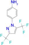 4-(3,5-Bis(trifluoromethyl)-1H-pyrazol-1-yl)phenylamine