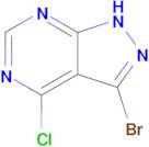 3-Bromo-4-chloro-1H-pyrazolo[3,4-d]pyrimidine