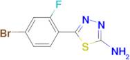 5-(4-Bromo-2-fluorophenyl)-1,3,4-thiadiazol-2-amine