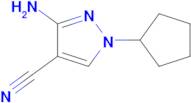 3-Amino-1-cyclopentyl-1H-pyrazole-4-carbonitrile