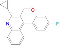 2-Cyclopropyl-4-(4-fluorophenyl)quinoline-3-carbaldehyde