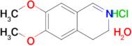 6,7-Dimethoxy-3,4-dihydroisoquinoline hydrochloride hydrate