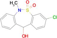 3-Chloro-6,11-dihydro-5,5-dioxo-11-hydroxy-6-methyldibenzo[c,f][1,2]thiazepine