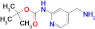 (4-Aminomethylpyridin-2-yl)carbamic acid tert-butyl ester