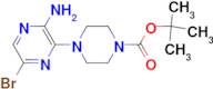 1-Boc-4-(3-Amino-6-bromopyrazin-2-yl)piperazine