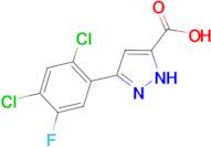 5-(2,4-Dichloro-5-fluorophenyl)-1H-pyrazole-3-carboxylic acid