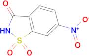 6-Nitrobenzo[d]isothiazol-3(2H)-one 1,1-dioxide