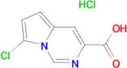 7-Chloropyrrolo[1,2-c]pyrimidine-3-carboxylic acid hydrochloride