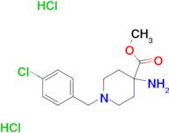 Methyl 4-amino-1-(4-chlorobenzyl)piperidine-4-carboxylate dihydrochloride