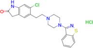 5-(2-(4-(Benzo[d]isothiazol-3-yl)piperazin-1-yl)ethyl)-6-chloroindolin-2-one hydrochloride