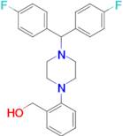 (2-{4-[Bis(4-fluorophenyl)methyl]piperazin-1-yl}phenyl)methanol