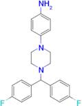 4-{4-[Bis(4-fluorophenyl)methyl]piperazin-1-yl}phenylamine