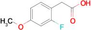 2-Fluoro-4-methoxyphenylacetic acid