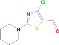 4-Chloro-2-(1-piperidino)-5-thiazolecarboxaldehyde