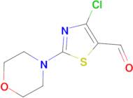 4-Chloro-2-(4-morpholino)-5-thiazolecarboxaldehyde