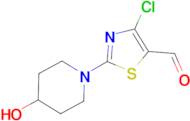 4-Chloro-2-(1-piperidin-4-ol)-5-thiazolecarboxaldehyde