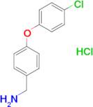 (4-(4-Chlorophenoxy)phenyl)methanamine hydrochloride