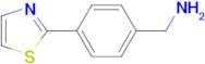 [4-(1,3-Thiazol-2-yl)phenyl]methylamine