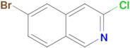 6-Bromo-3-chloroisoquinoline