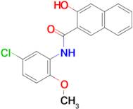 N-(5-Chloro-2-methoxyphenyl)-3-hydroxynaphthalene-2-carboxamide