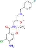 4-Amino-5-chloro-2-ethoxy-N-((4-(4-fluorobenzyl)-2-morpholinyl)methyl)benzamide