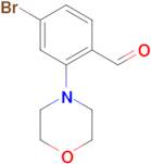 4-Bromo-2-(N-morpholino)benzaldehyde