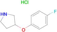 3-(4-Fluorophenoxy)pyrrolidine hydrochloride