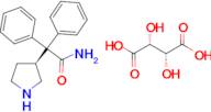 (S)-2,2-Diphenyl-2-(pyrrolidin-3-yl)acetamide (2R,3R)-2,3-dihydroxysuccinate