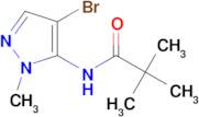 N-(4-Bromo-1-methyl-1H-pyrazol-5-yl)pivalamide