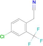 2-(4-Chloro-2-(trifluoromethyl)phenyl)acetonitrile