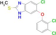 6-Chloro-5-(2,3-dichlorophenoxy)-2-(methylthio)-1H-benzo[d]imidazole