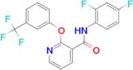 N-(2,4-Difluorophenyl)-2-(3-(trifluoromethyl)phenoxy)nicotinamide