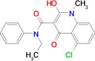 5-Chloro-N-ethyl-4-hydroxy-1-methyl-2-oxo-N-phenyl-1,2-dihydroquinoline-3-carboxamide