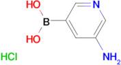 (5-Aminopyridin-3-yl)boronic acid hydrochloride