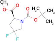 (S)-1-tert-Butyl 2-methyl 4,4-difluoropyrrolidine-1,2-dicarboxylate