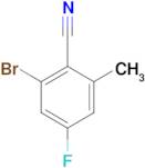 2-Bromo-4-fluoro-6-methylbenzonitrile