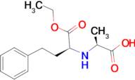 (S)-2-(((S)-1-Ethoxy-1-oxo-4-phenylbutan-2-yl)amino)propanoic acid