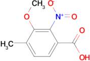 3-Methoxy-4-methyl-2-nitrobenzoic acid