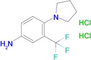 4-(1-Pyrrolidinyl)-3-(trifluoromethyl)bezenamine dihydrochloride