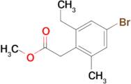 (4-Bromo-2-ethyl-6-methyl-phenyl)-acetic acid methyl ester