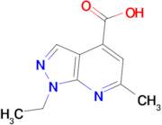 1-Ethyl-6-methyl-1H-pyrazolo[3,4-b]pyridine-4-carboxylic acid