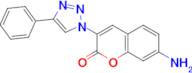 7-Amino-3-(4-phenyl-1H-1,2,3-triazol-1-yl)-2H-chromen-2-one