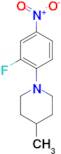 1-(2-Fluoro-4-nitro-phenyl)-4-methyl-piperidine