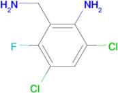 2-Amino-3,5-dichloro-6-fluorobenzylamine