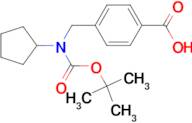 4-[(tert-Butoxycarbonyl-cyclopentylamino)-methyl]-benzoic acid