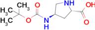 (2S,4R)-4-((tert-Butoxycarbonyl)amino)pyrrolidine-2-carboxylic acid