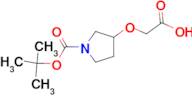 3-Carboxymethoxy-pyrrolidine-1-carboxylic acid tert-butyl ester